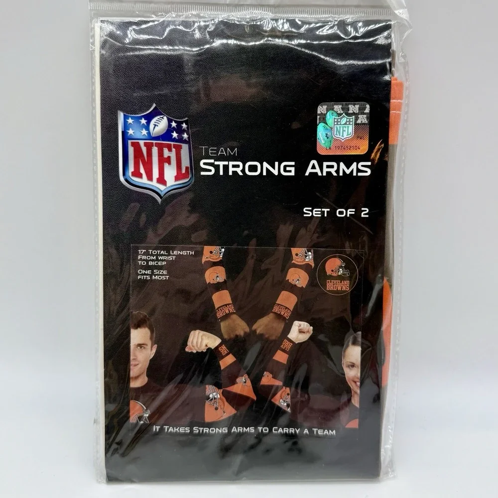 NFL Cleveland Browns Strong Arm Fan Sleeves(2) Little Earth Licensed OSFM‎ 17